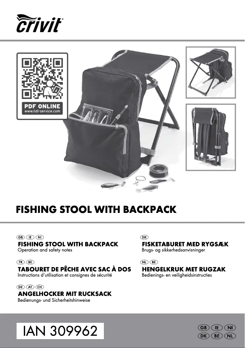 Image de la première page du manuel de l'appareil IAN 309962