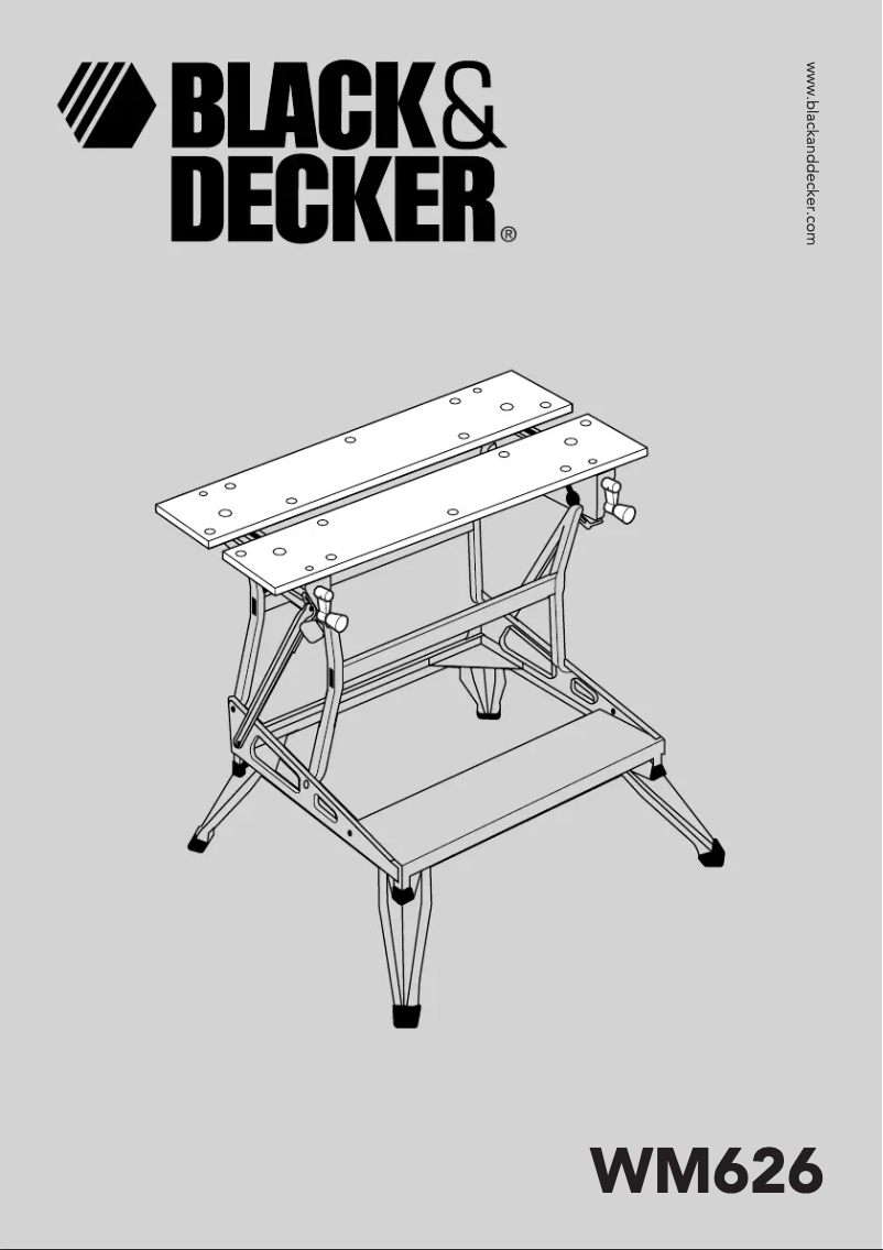 Page 1 de la notice Manuel utilisateur Black & Decker WM626