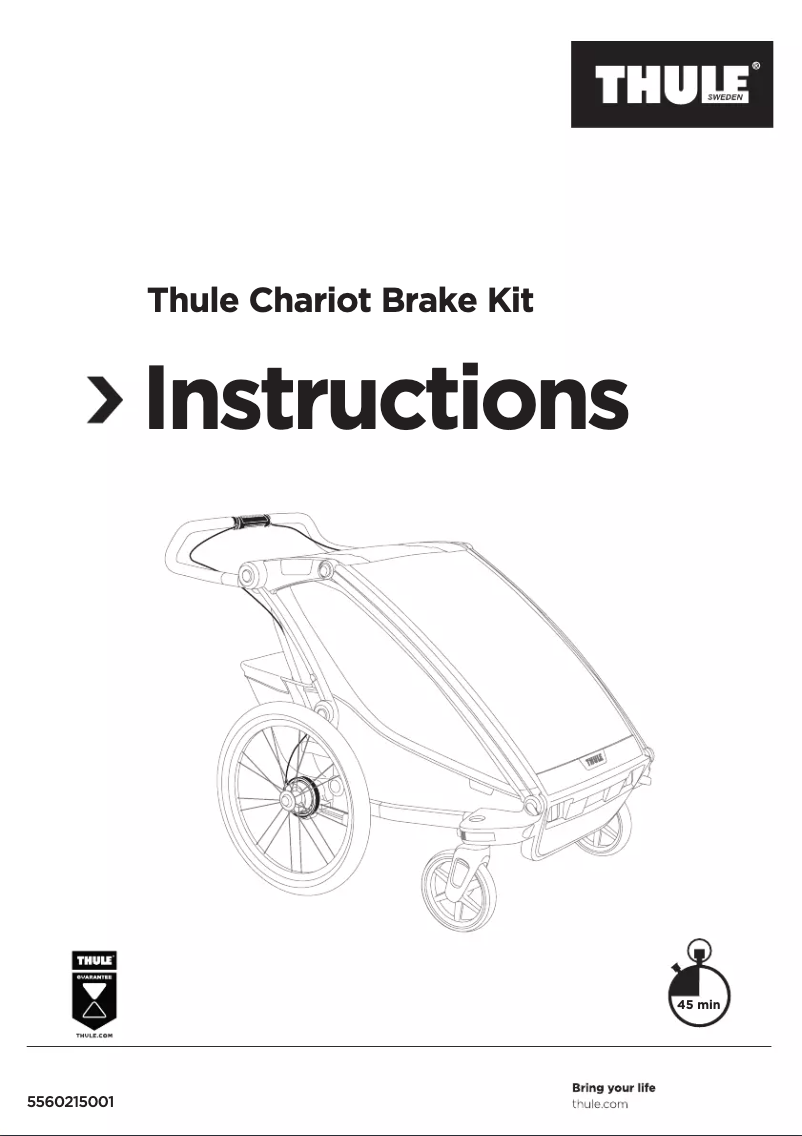 Page n°1 - Manuel utilisateur Thule Chariot Brake Kit
