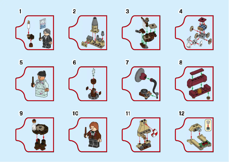 Image de la première page du manuel de l'appareil Harry Potter 75981