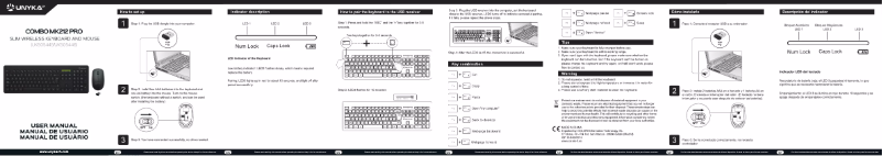 Image de la première page du manuel de l'appareil Combo MK288 Pro