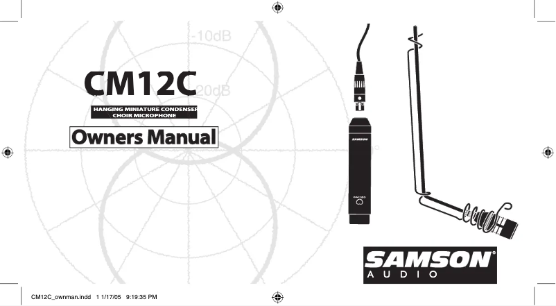 Página 1 del manual Manual de usuario Samson CM12C