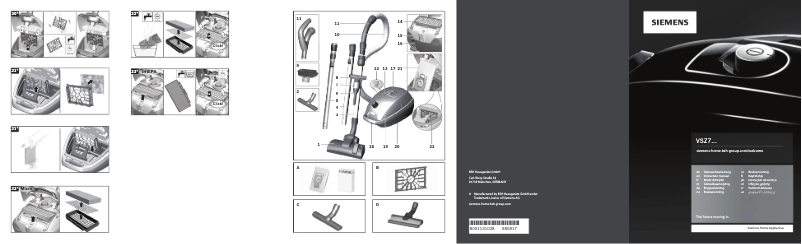 Image de la première page du manuel de l'appareil VSZ7A330