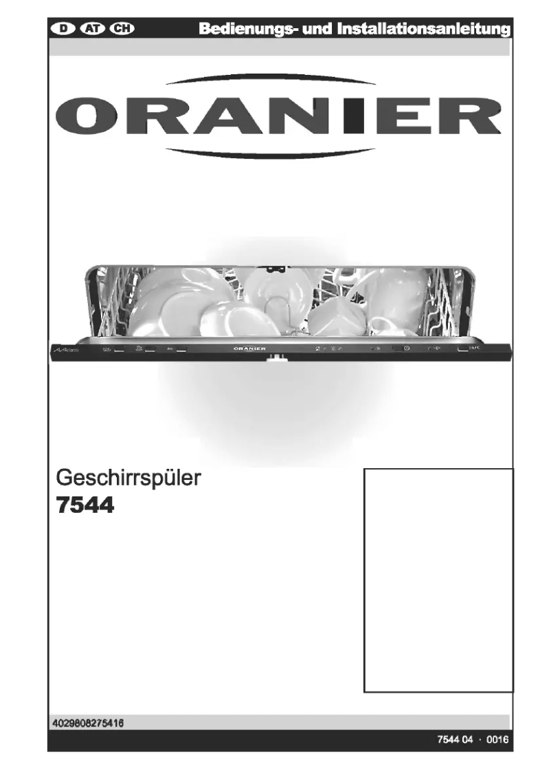 Page n°1 - Manuel utilisateur Oranier 7544