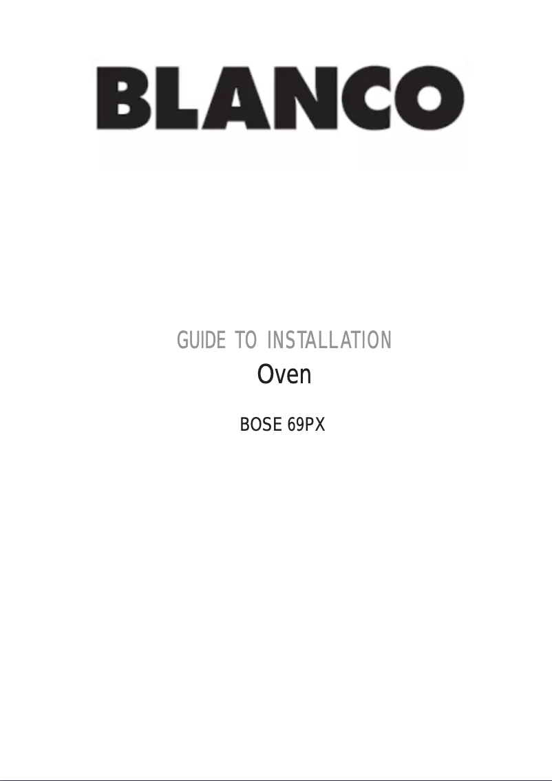 Image de la première page du manuel de l'appareil BOSE69PX