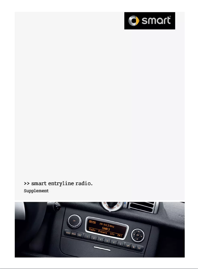 Page 1 de la notice Manuel utilisateur Smart Entryline Radio 2013