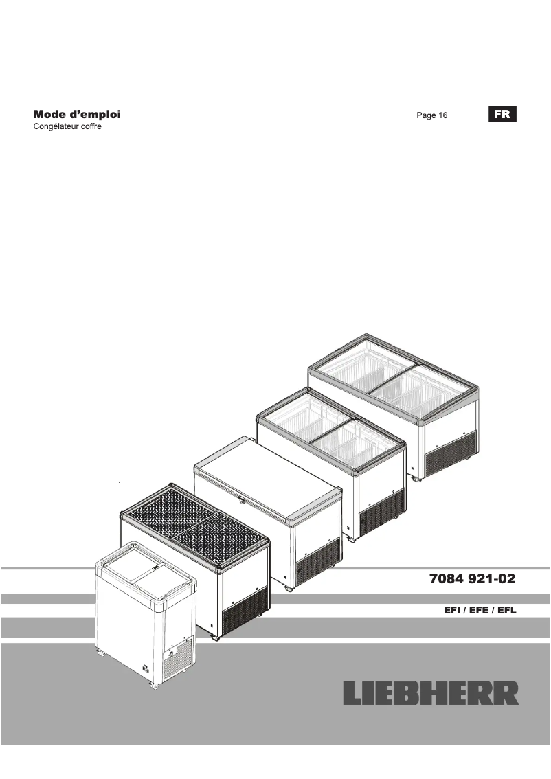 Page n°1 - Manuel utilisateur Liebherr EFE 4602
