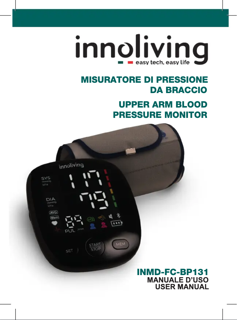 Page n°1 - Manuel utilisateur Innoliving INMD-FC-BP131