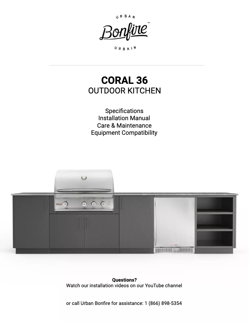 Page 1 de la notice Mode d'emploi Urban Bonfire Coral 36