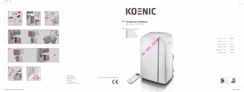 Image de la première page du manuel de l'appareil KAC 3351
