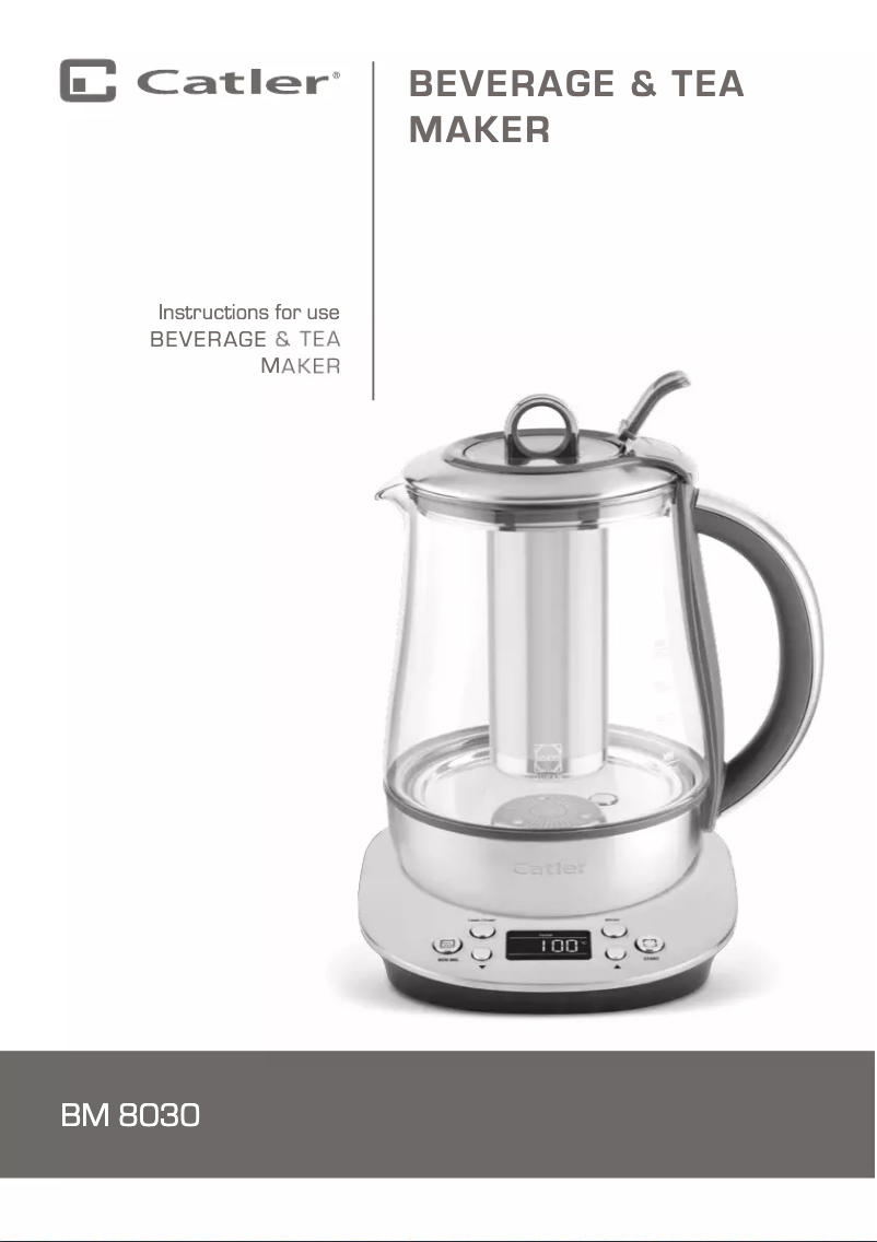 Image de la première page du manuel de l'appareil BM 8030