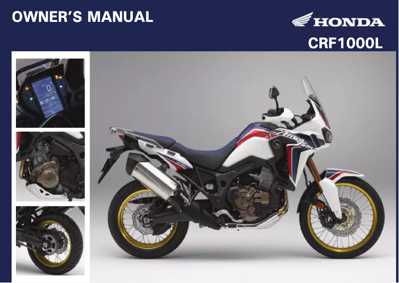 Página 1 del manual Manual de usuario Honda Africa Twin CRF1000L (2019)
