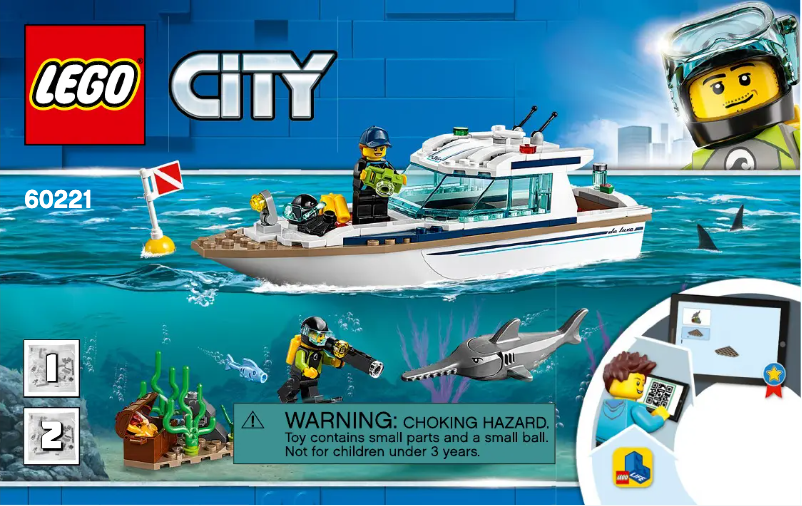 Page 1 de la notice Manuel utilisateur Lego City 60221