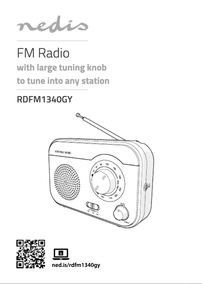 Image de la première page du manuel de l'appareil RDFM1340GY