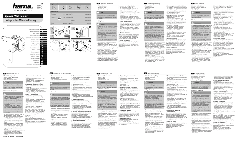 Imagen de la primera página del manual del dispositivo 00118043