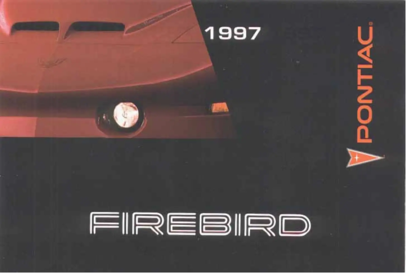 Page n°1 - Manuel utilisateur Pontiac Firebird (1995)