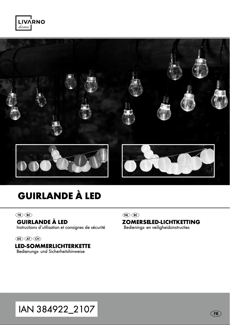 Image de la première page du manuel de l'appareil HG06007A