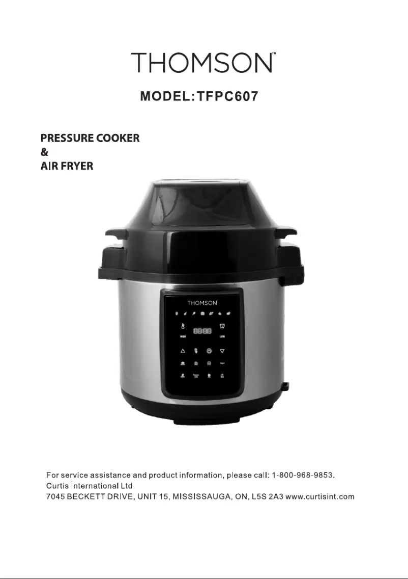 Image de la première page du manuel de l'appareil TFPC607