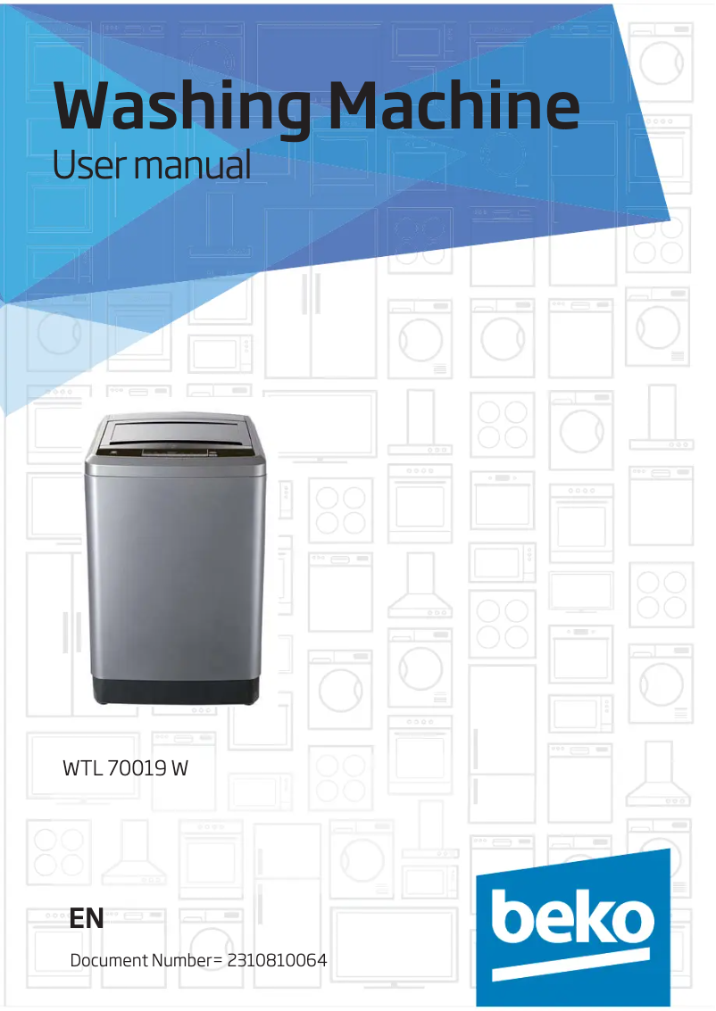 Page n°1 - Manuel utilisateur Beko WTL 70019 W