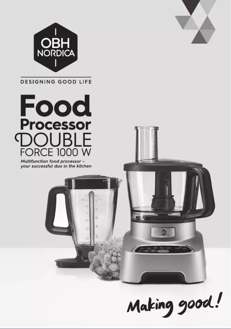 Página 1 del manual Manual de usuario OBH Nordica Double Force