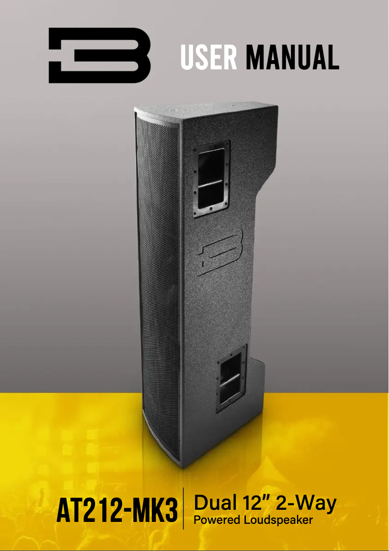 Image de la première page du manuel de l'appareil AT212-MK3