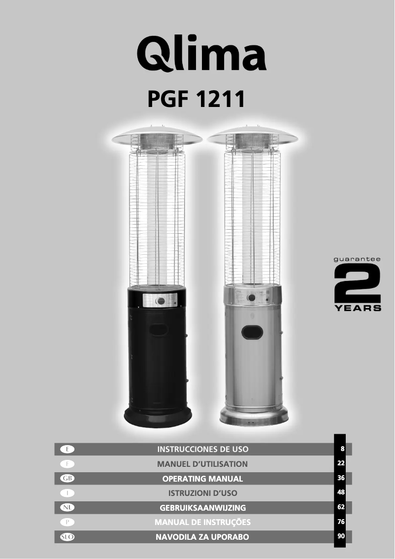 Image de la première page du manuel de l'appareil PGF 1211