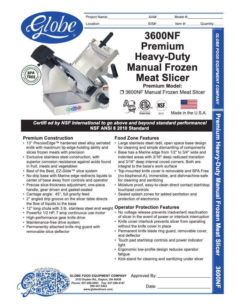 Image de la première page du manuel de l'appareil 3600NF