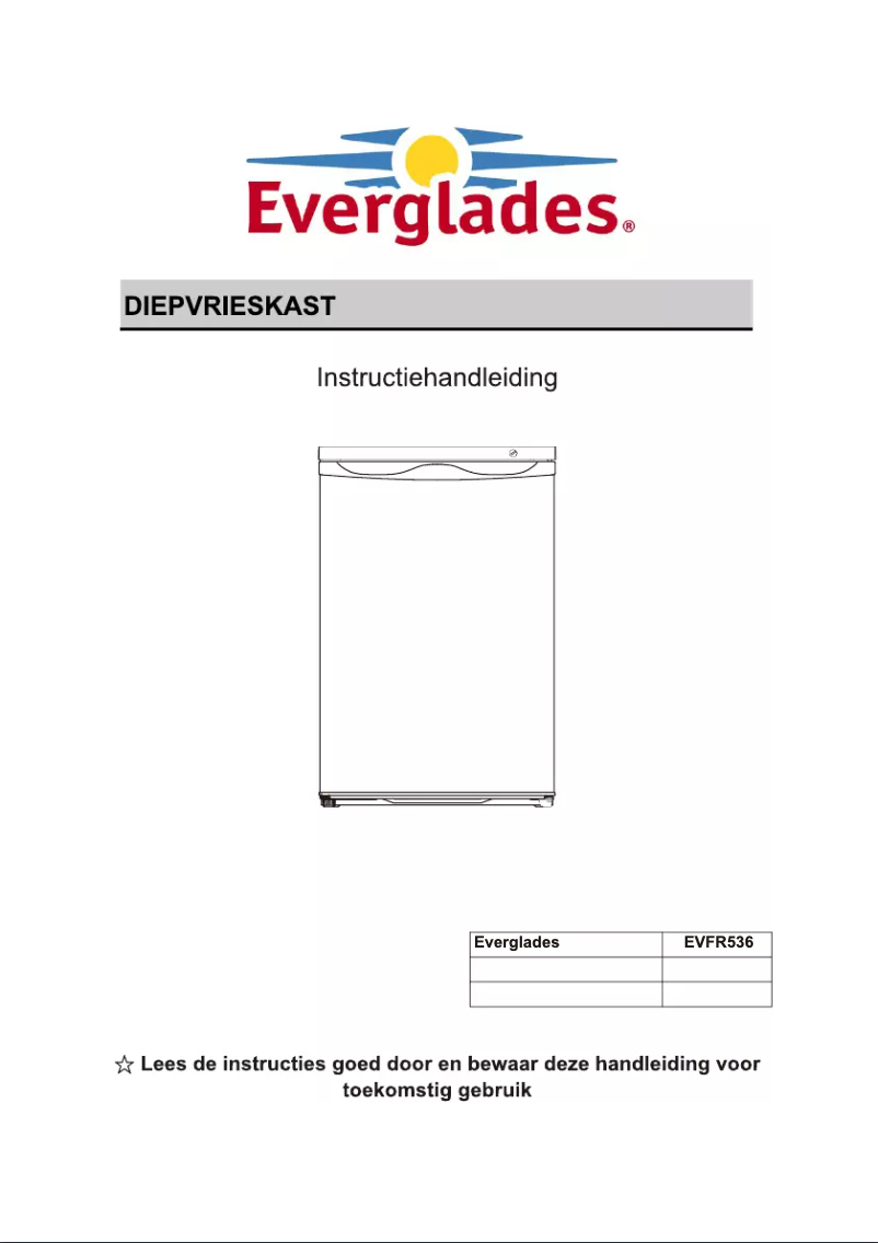 Image de la première page du manuel de l'appareil EVFR536