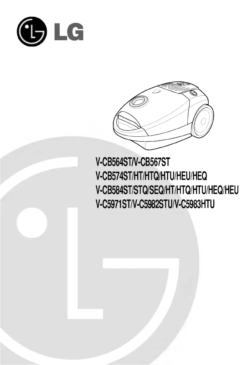 Page 1 of the manual User Manual LG V-CB567ST