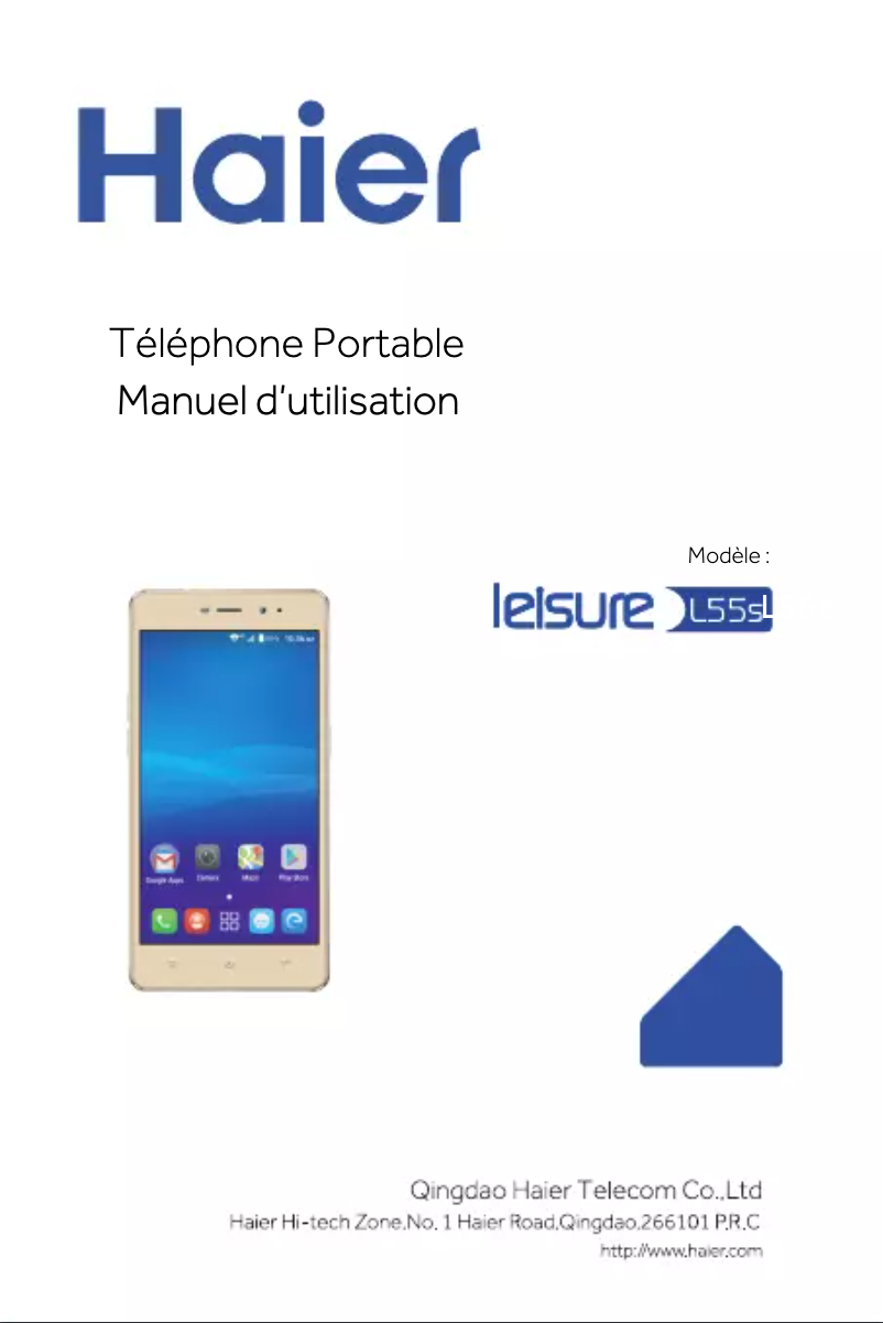 Page 1 de la notice Manuel utilisateur Haier Leisure L55s