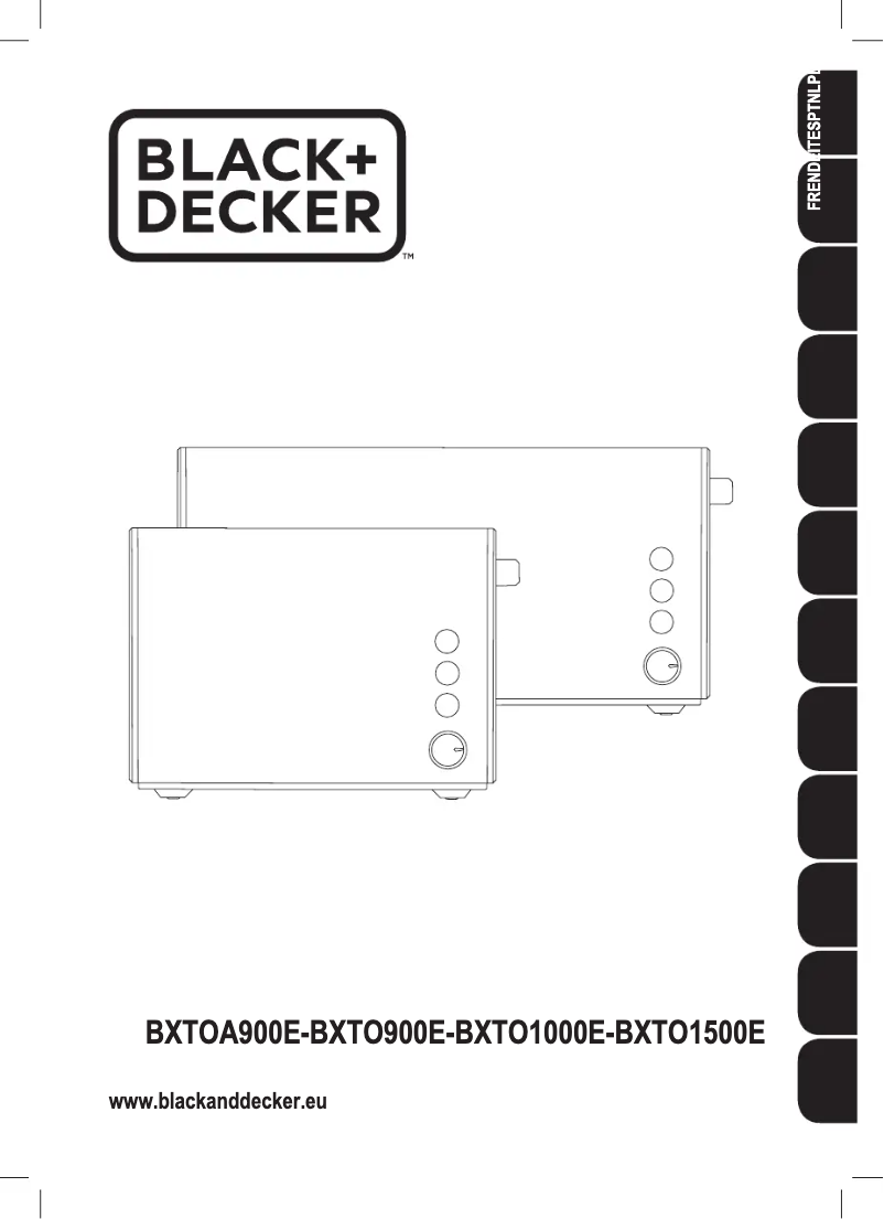 Page n°1 - Manuel utilisateur Black & Decker BXTO1000E