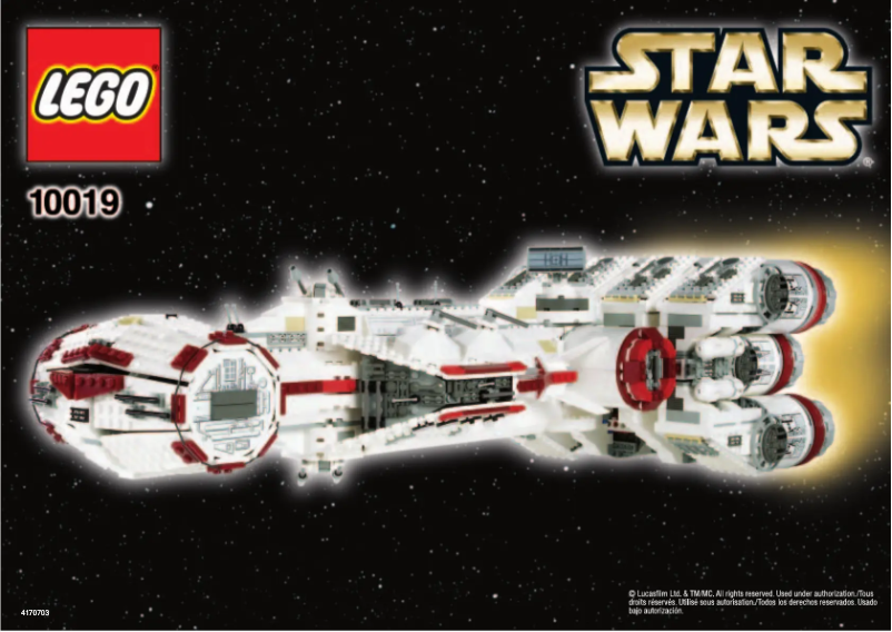 Page 1 de la notice Manuel utilisateur Lego REBEL BLOCKADE RUNNER