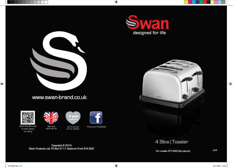 Imagen de la primera página del manual del dispositivo ST14020