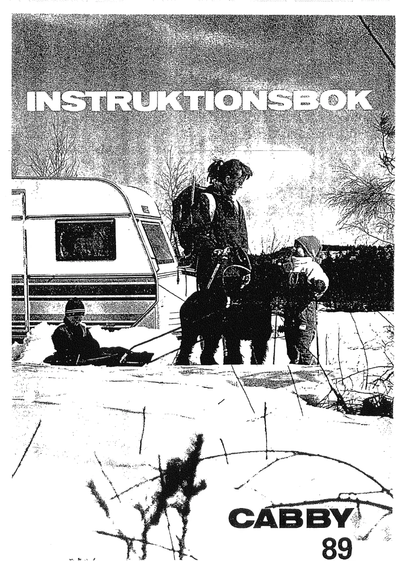 Page 1 de la notice Manuel utilisateur Cabby 1989