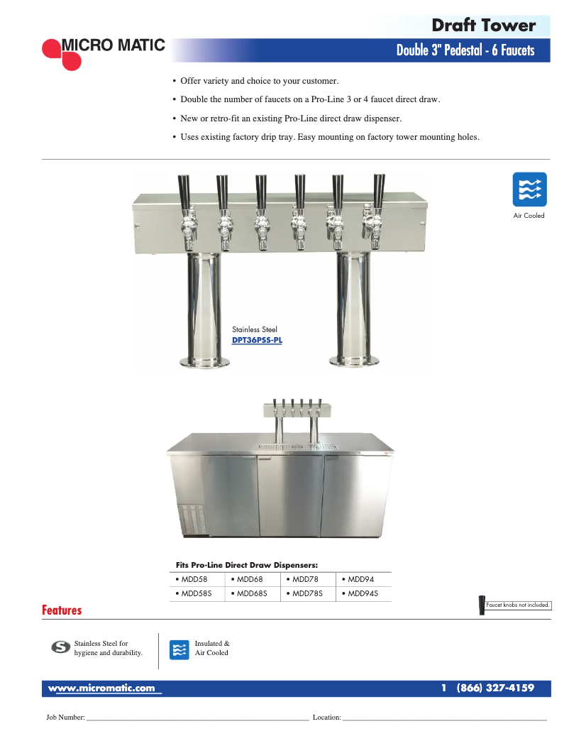 Página 1 del manual Manual de usuario Micro Matic DPT36-PL