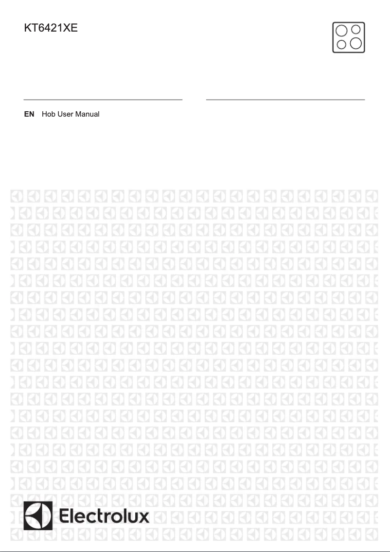 Page 1 de la notice Manuel utilisateur Electrolux KT6421XE