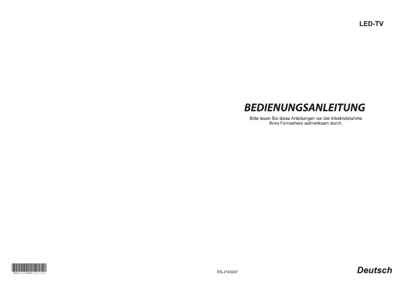 Page 1 de la notice Manuel utilisateur Hisense LTDN50K680XWSEU3D