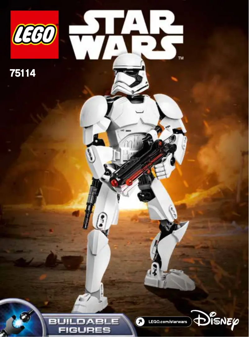 Image de la première page du manuel de l'appareil Star Wars 75114