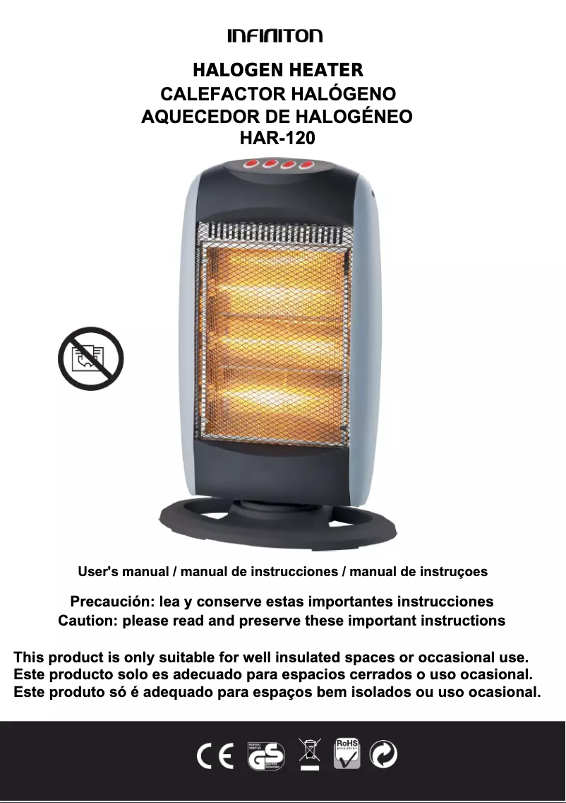 Image de la première page du manuel de l'appareil HAR-120