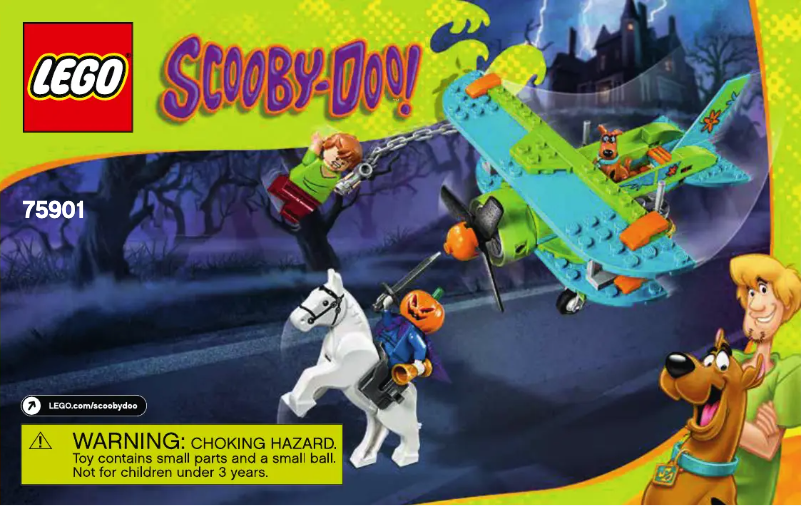 Page 1 de la notice Manuel utilisateur Lego Scooby Doo 75901