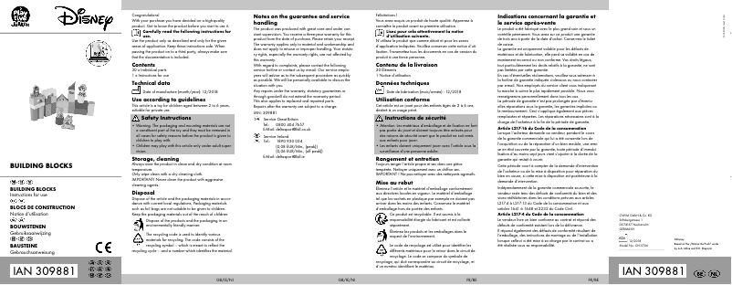 Page 1 de la notice Manuel utilisateur Playtive DH-5706