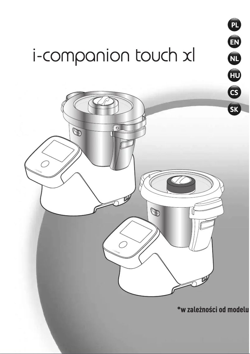 Image de la première page du manuel de l'appareil I-Companion Touch XL FE937E
