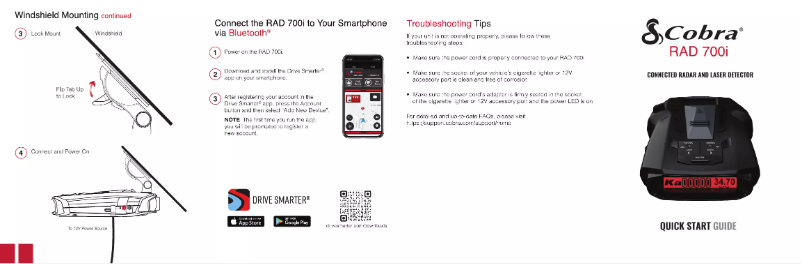 Image de la première page du manuel de l'appareil RAD 700i