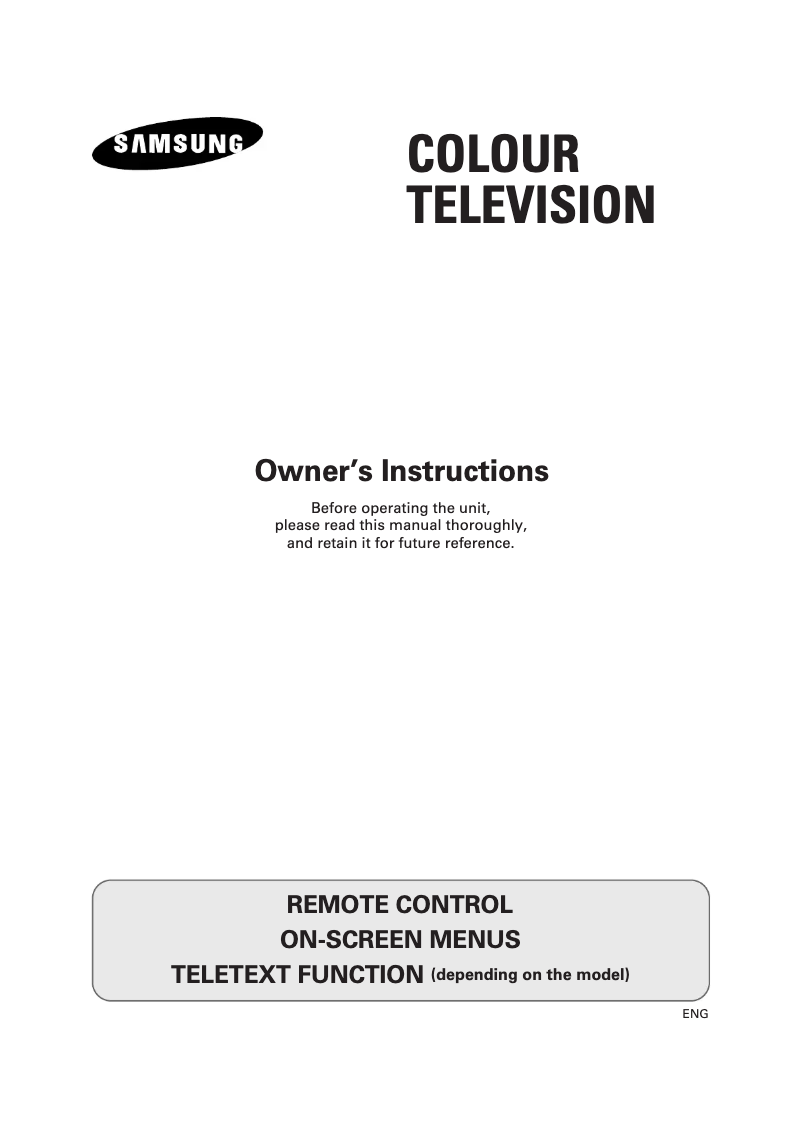 Page n°1 - Manuel utilisateur Samsung CW28D83N