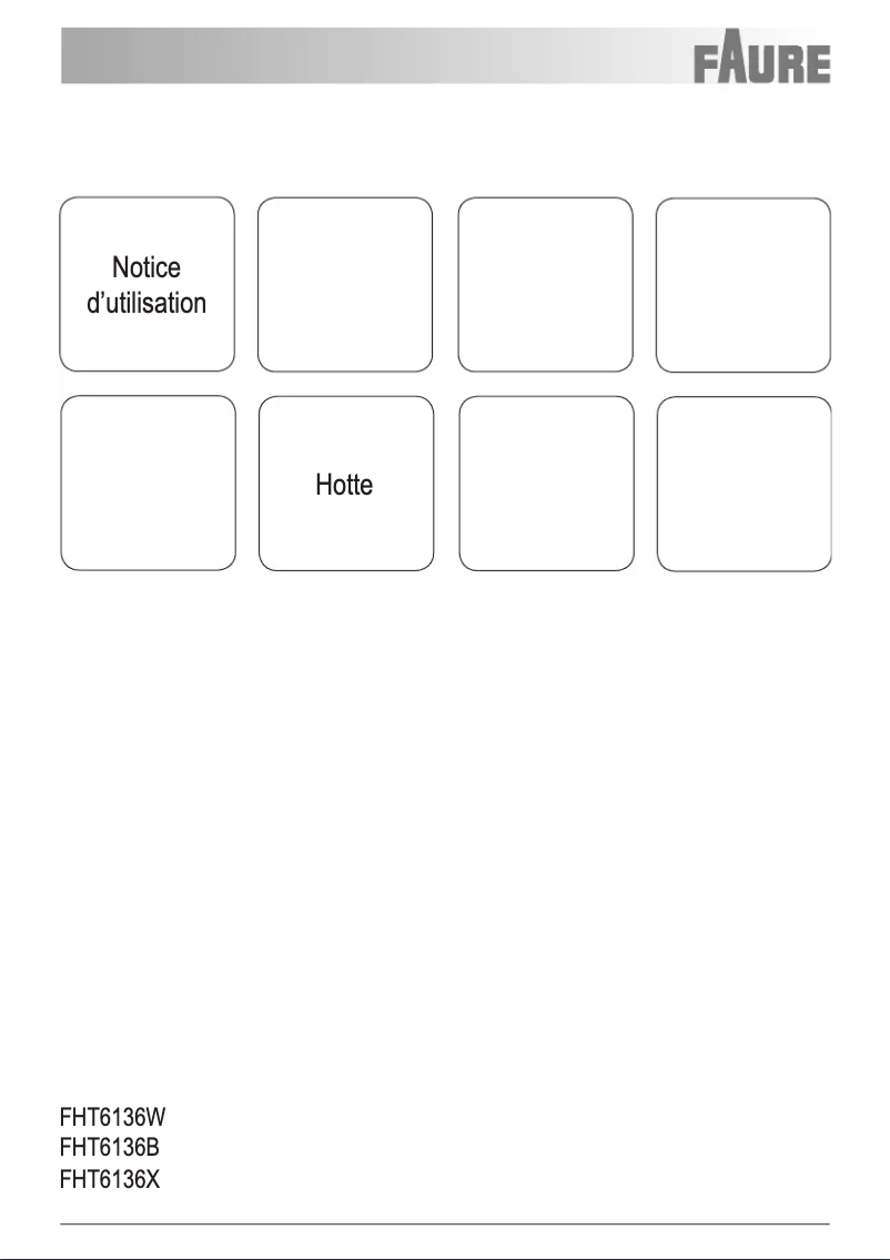 Image de la première page du manuel de l'appareil FHT6136W