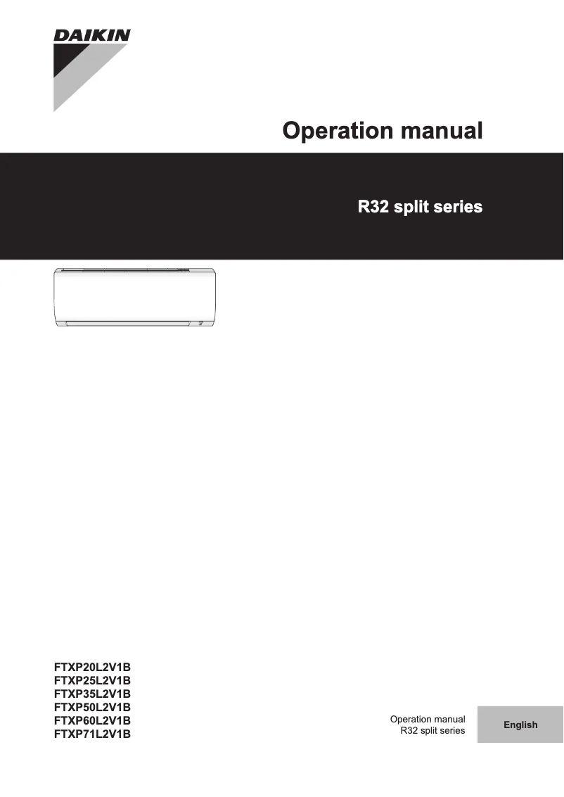 Página 1 del manual Manual de usuario Daikin FTXP60L