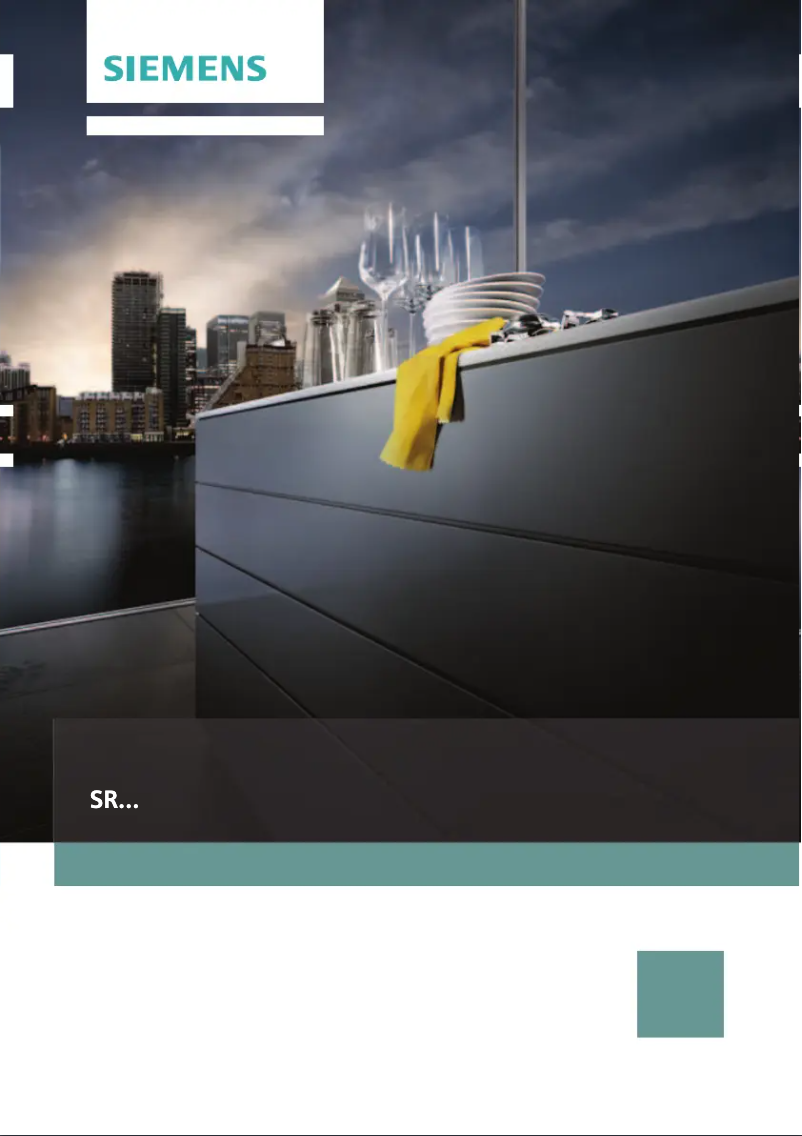 Page n°1 - Manuel utilisateur Siemens SR56T593EU