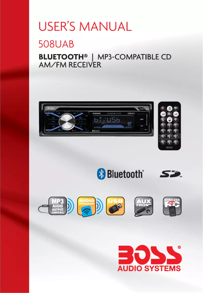 Page 1 de la notice Manuel utilisateur Boss 656BCK