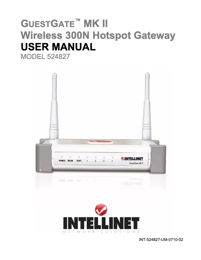 Image de la première page du manuel de l'appareil 524827