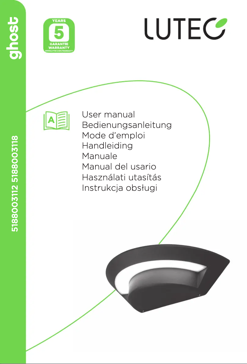 Image de la première page du manuel de l'appareil Ghost